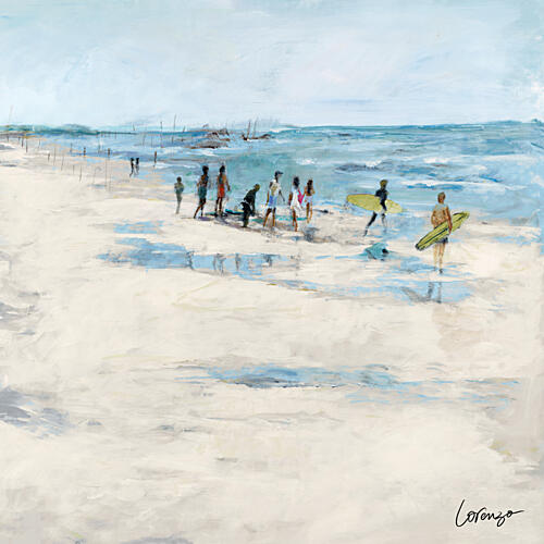 Beach Day Art Print