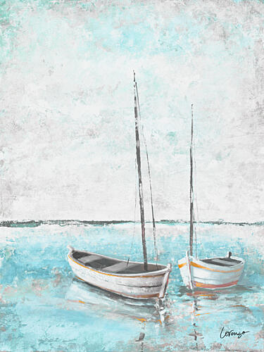 Sails on Calm Seas Art Print