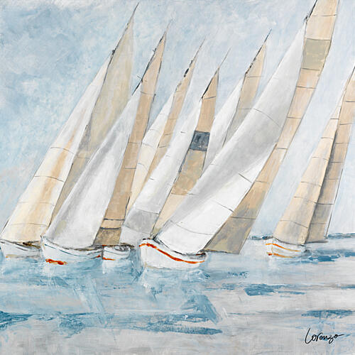 Sailboat Regatta Art Print