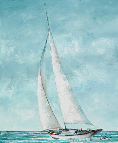 Sailing Away Art Print