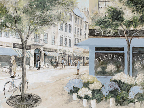 Flower Shop Art Print