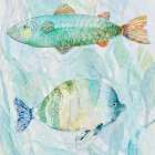 Sweet Fish Duo Muted I Art Print