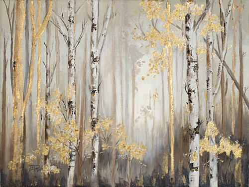 Birch Tree Forest Art Print