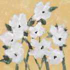 Pop Of White Floral Art Print