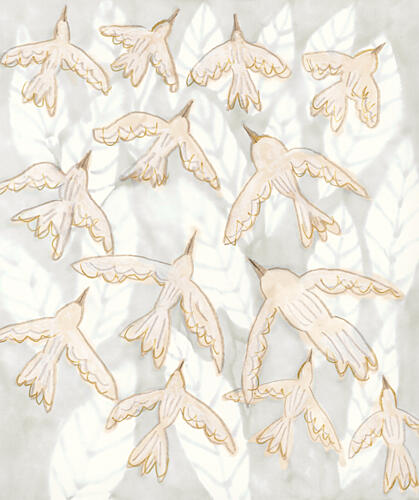 Natures Soft Bird Tapestry Art Print