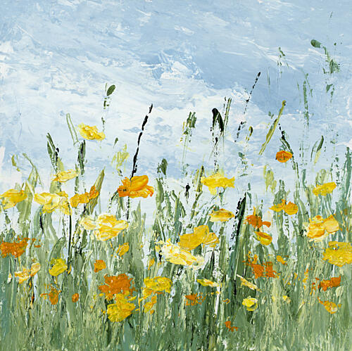 Heavenly Wildflowers Art Print