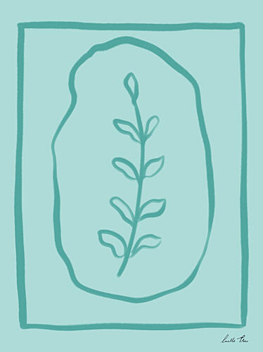 Framed Flora I Art Print