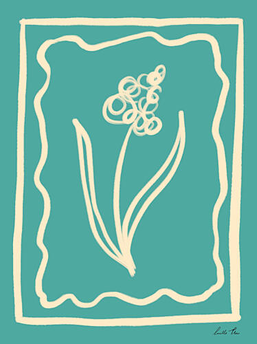 Framed Flora II Art Print