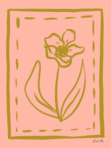 Framed Flora III Art Print