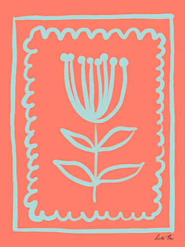 Framed Flora IV Art Print
