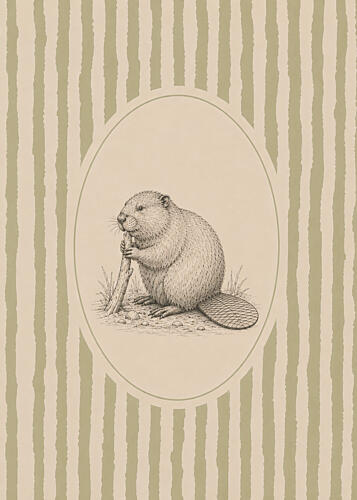 The Beaver Art Print