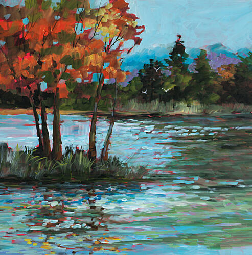 On the Lake I Art Print
