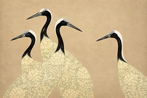 Birds of a Feather II Art Print by V. Larkspar