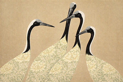Birds of a Feather I Art Print by V. Larkspar