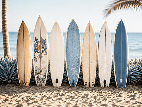 Artisan Surf Days Art Print