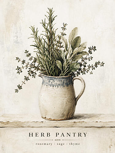 Herb Pantry I Art Print