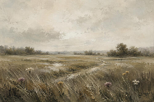 Sunset Field Art Print