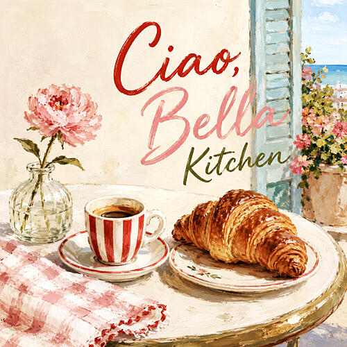 Ciao Bella Art Print by V. Larkspar
