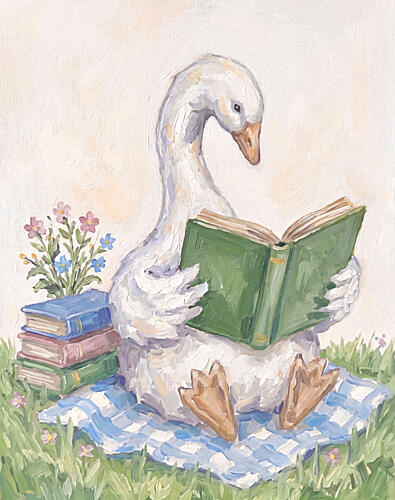 Smarty Goose Art Print