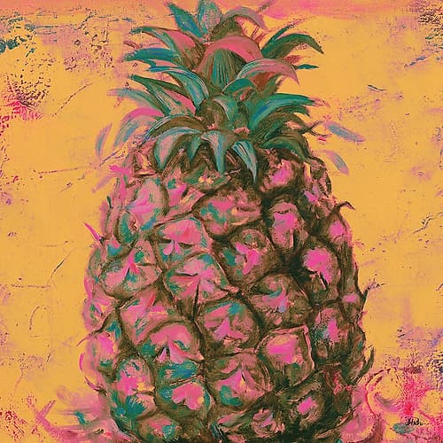 Pop Contemporary Pineapple I Food Print