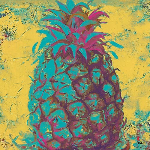 Pop Contemporary Pineapple II Art Print