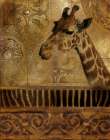 Elegant Safari III-Giraffe