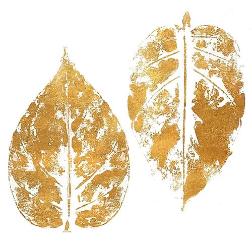 Gold Otono I Nature Print