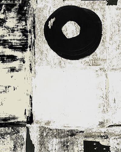 Monochrome Study II Minimalist Print