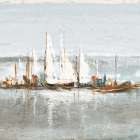 Grey Ocean II Art Print
