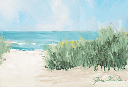 Soothing Beach Day Art Print