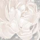 White Grey Flower I Art Print