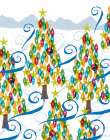 Holiday Times Pattern I Art Print