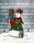 Christmas Snowmen II Art Print