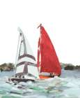 Line Regatta I Art Print