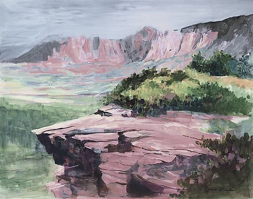 Quiet Colorful View Landscape Print