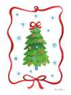 Christmas Bows II Art Print