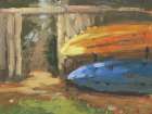 Kayaks Ready Art Print