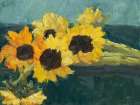 Freshly Cut Sunflowers Art Print