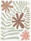 Fern and Flower Art Print