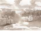 Sepia Trees Art Print