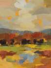 Marigold Landscape I Art Print
