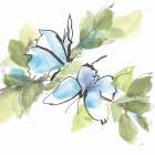 Social Butterflies I Art Print