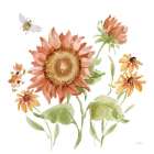 Fall Cottage Garden III Art Print