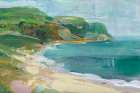 Painterly Beach Art Print