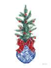 Evergreen Chinoiserie II Art Print