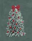 Tartan Christmas Art Print