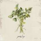 Rustic Herbs I Neutral Art Print