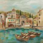 Italian Bay Art Print