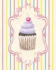 Sweet Life on Stripes I Art Print