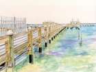 Pretty Pier Art Print